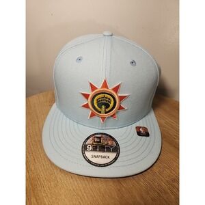 San Antonio Spurs NBA Light Blue New Era 9Fifty City Connect Snapback Hat